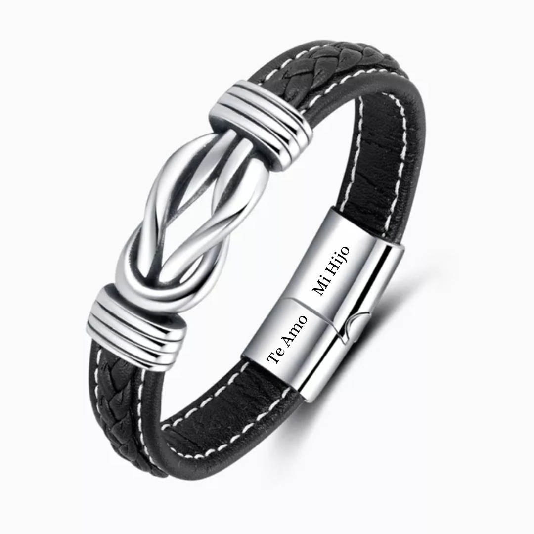 Pulsera Nudo Eterno – A Mi Hijo
