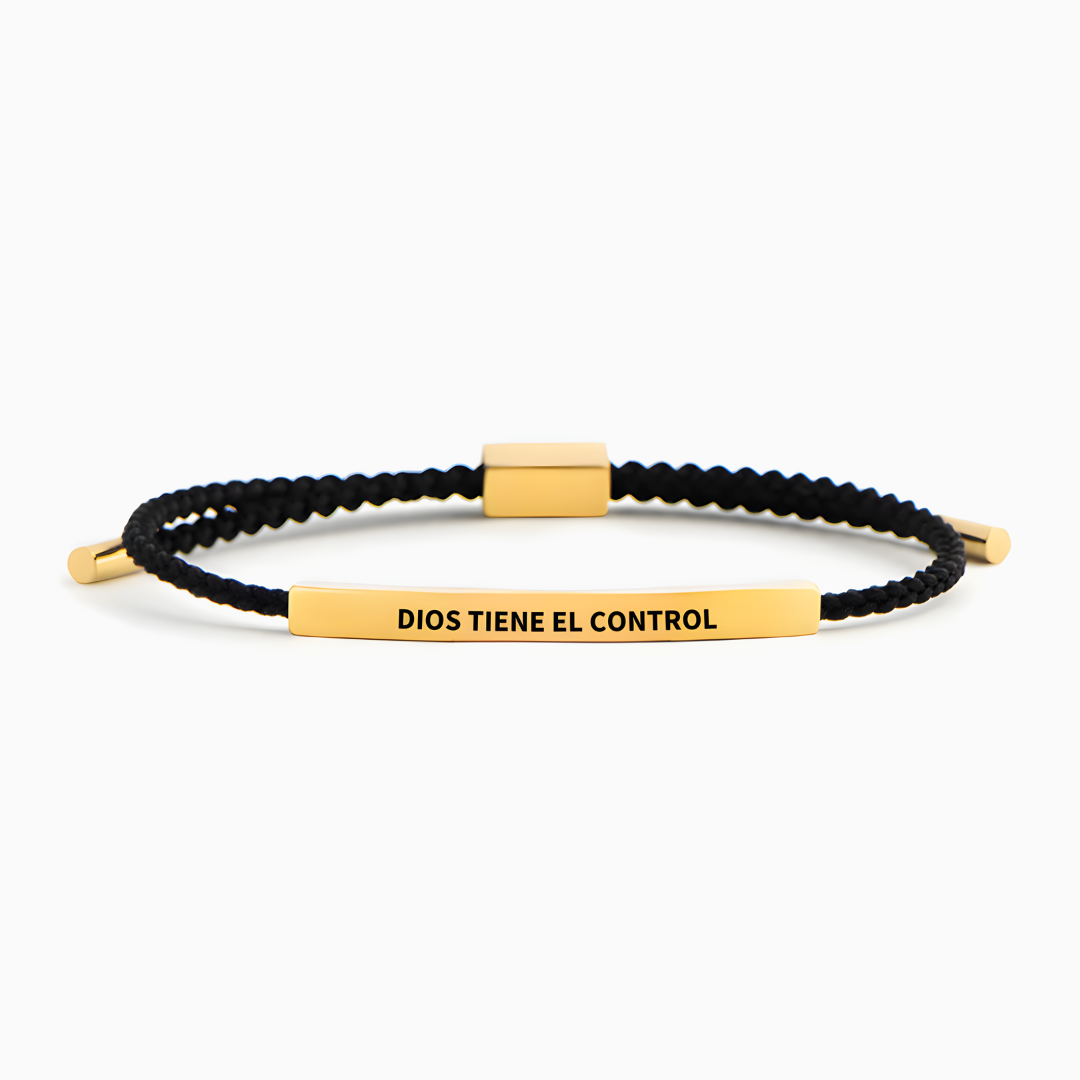 Pulsera Protectora – Dios tiene el Control - Pulseras de Plata | Valentina Jewels