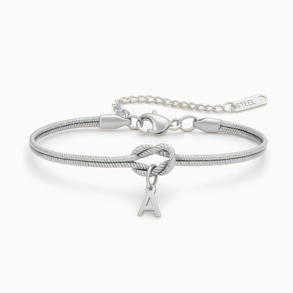 Pulsera Nudo con Letra