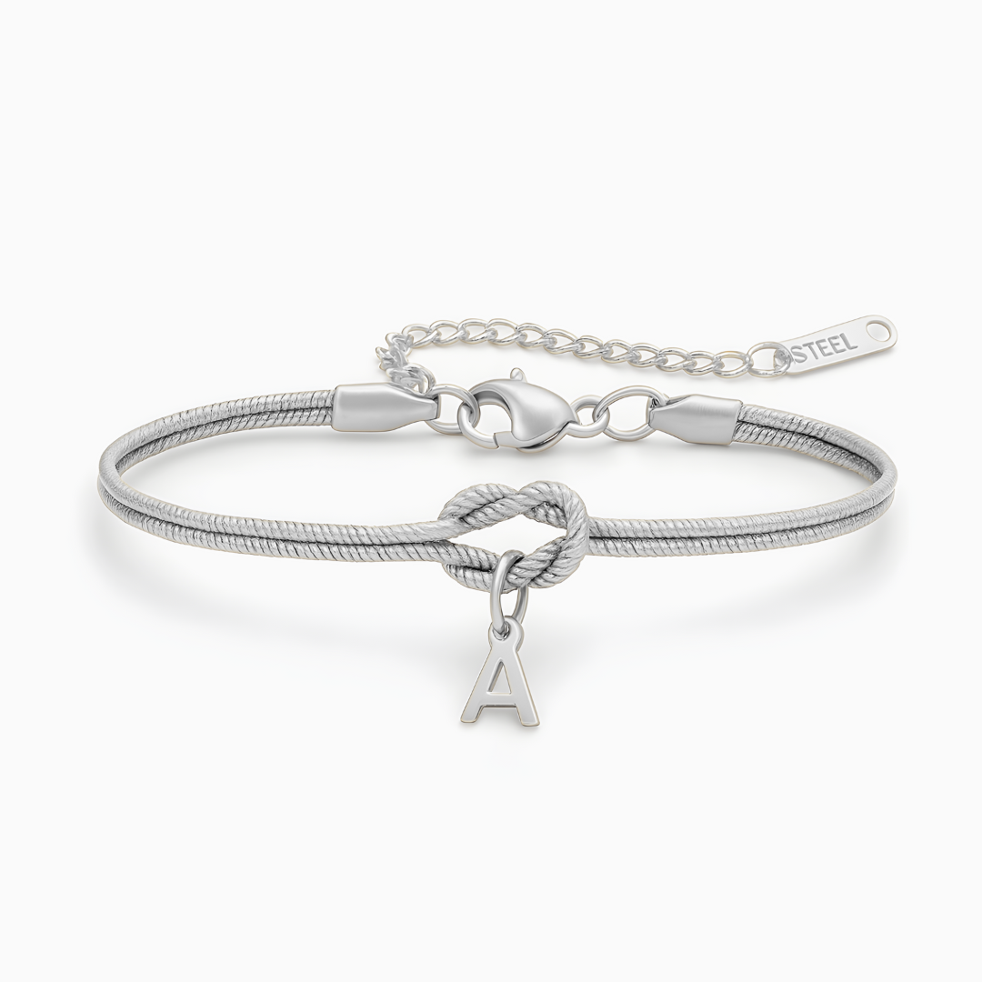 Pulsera Nudo con Letra