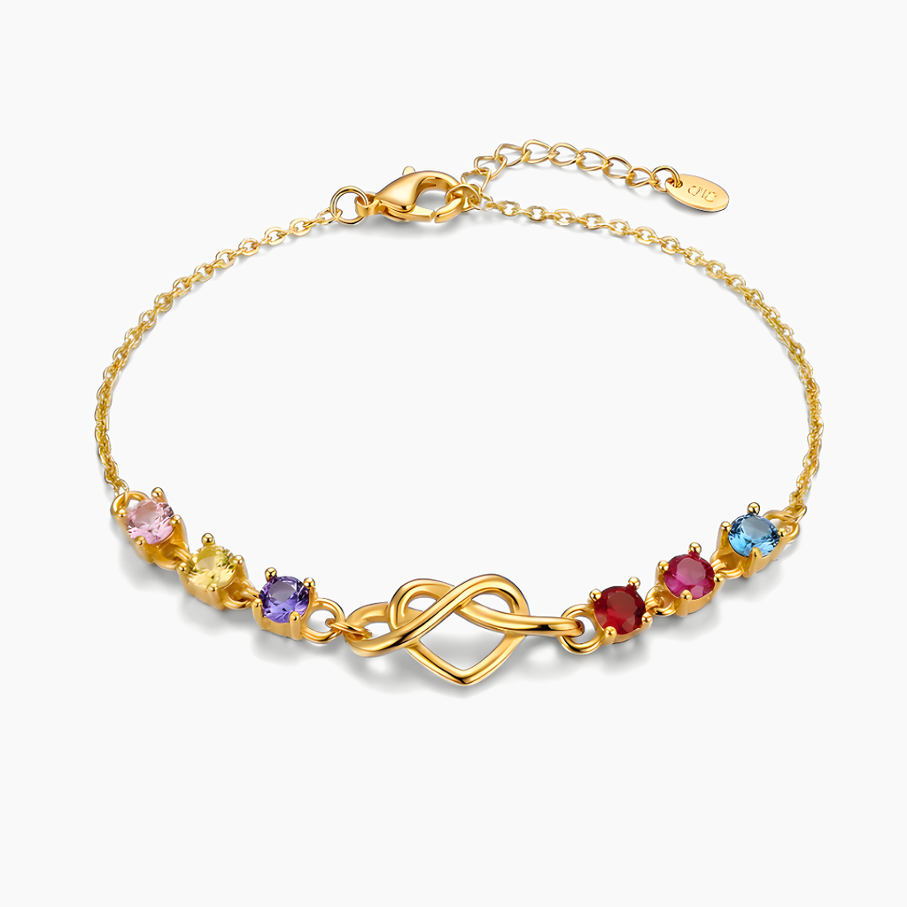 Pulsera Lazo Eterno – A Mi Madre - Pulseras de Plata y Oro | Valentina Jewels