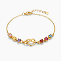 Pulsera Lazo Eterno – A Mi Madre - Pulseras de Plata y Oro | Valentina Jewels