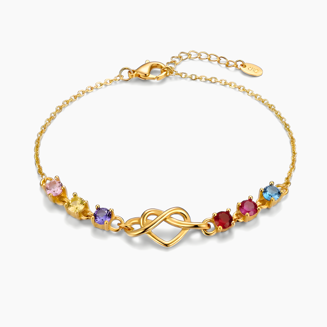 Pulsera Lazo Eterno – A Mi Madre - Pulseras de Plata y Oro | Valentina Jewels