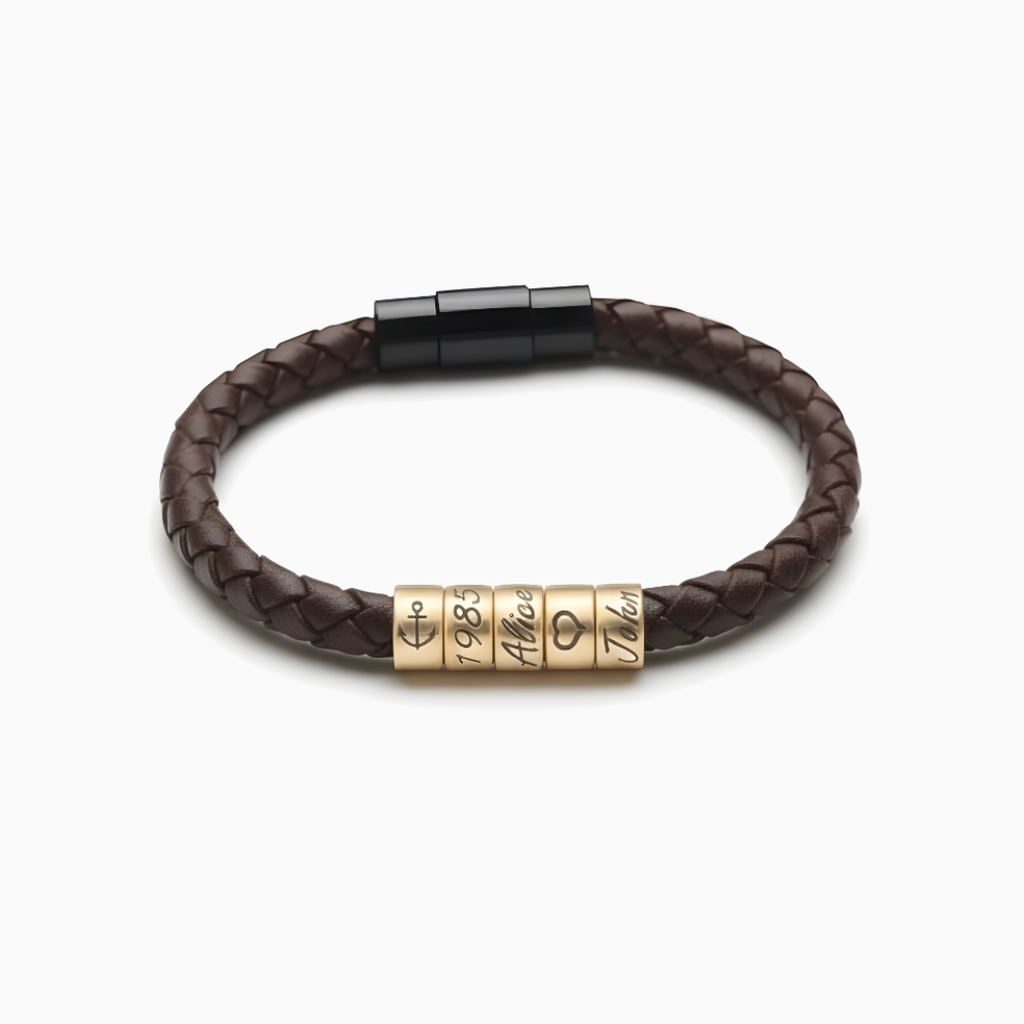 Pulsera El Mejor Papá – Personalizable