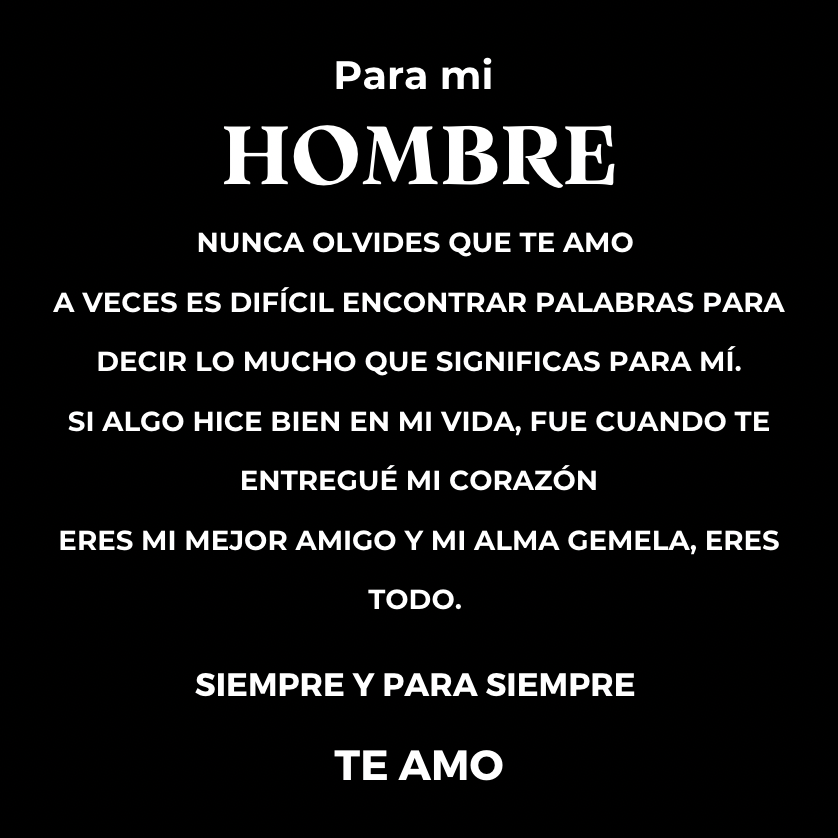Pulsera Gemela – Para Mi Hombre
