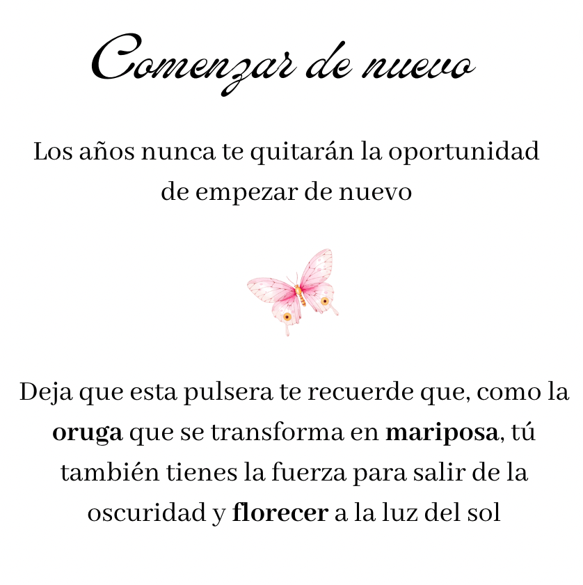 Pulsera Mariposa – Comenzar de nuevo