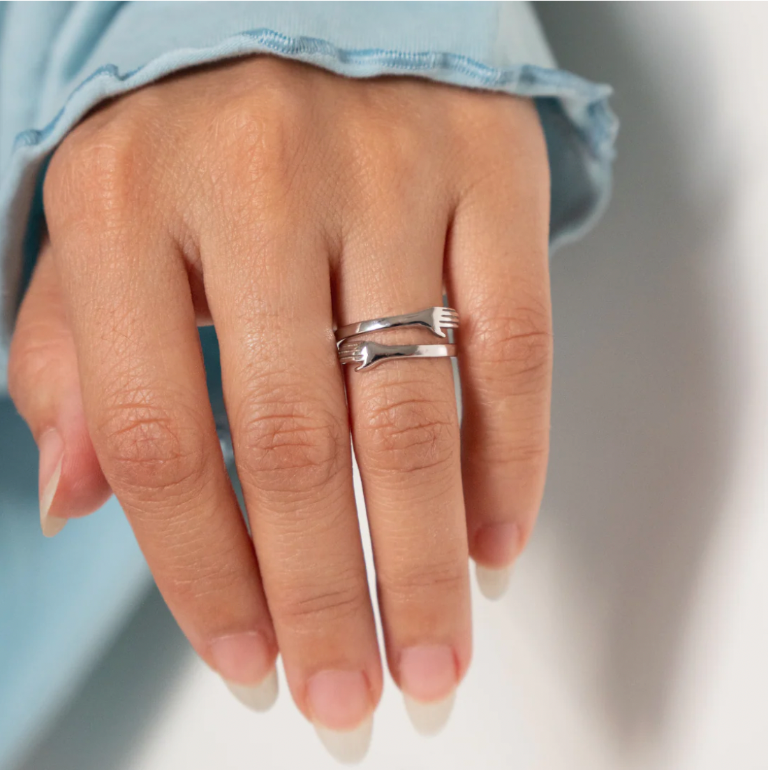 Anillo Abrazo Brillante