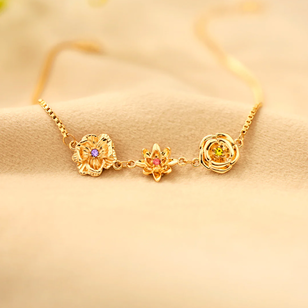 Pulsera Flores de Vida – Personalizable