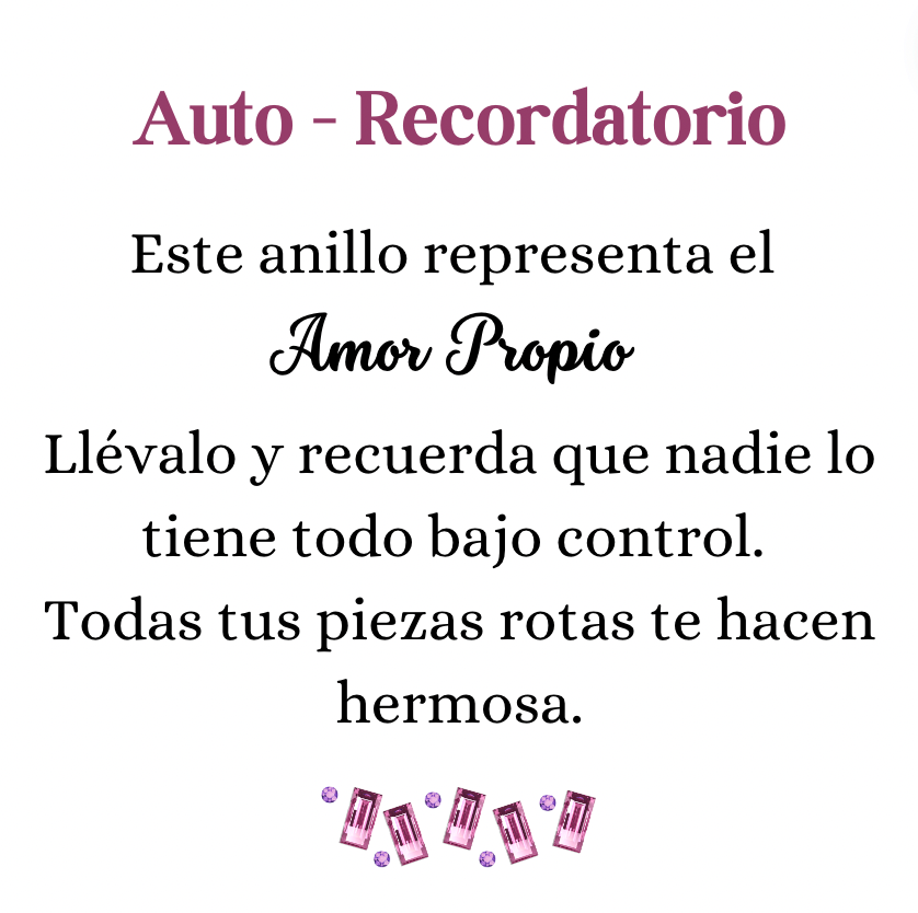 Anillo Esencia – Amor Propio