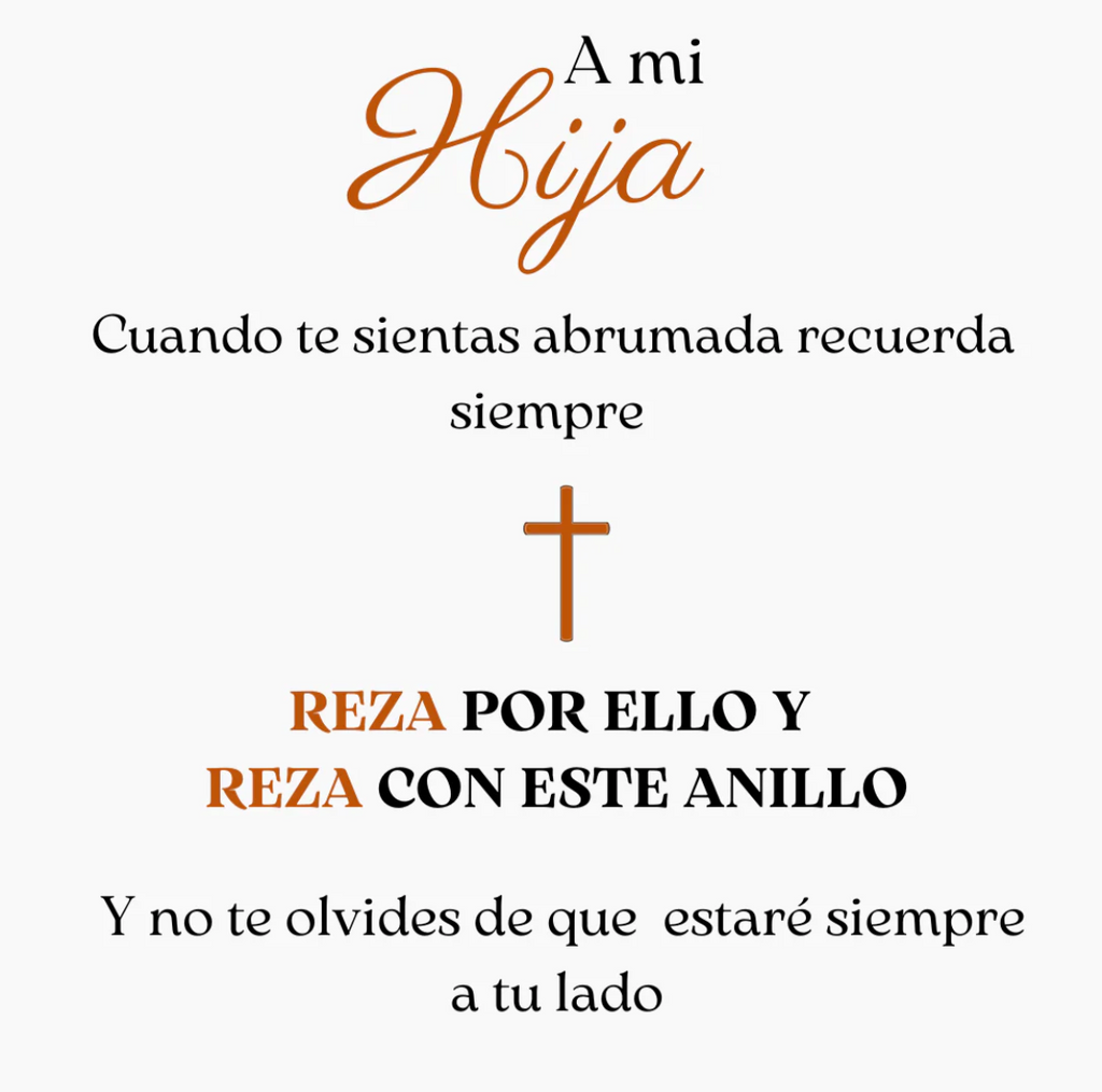 Anillo Bendiciones – A mi Hija