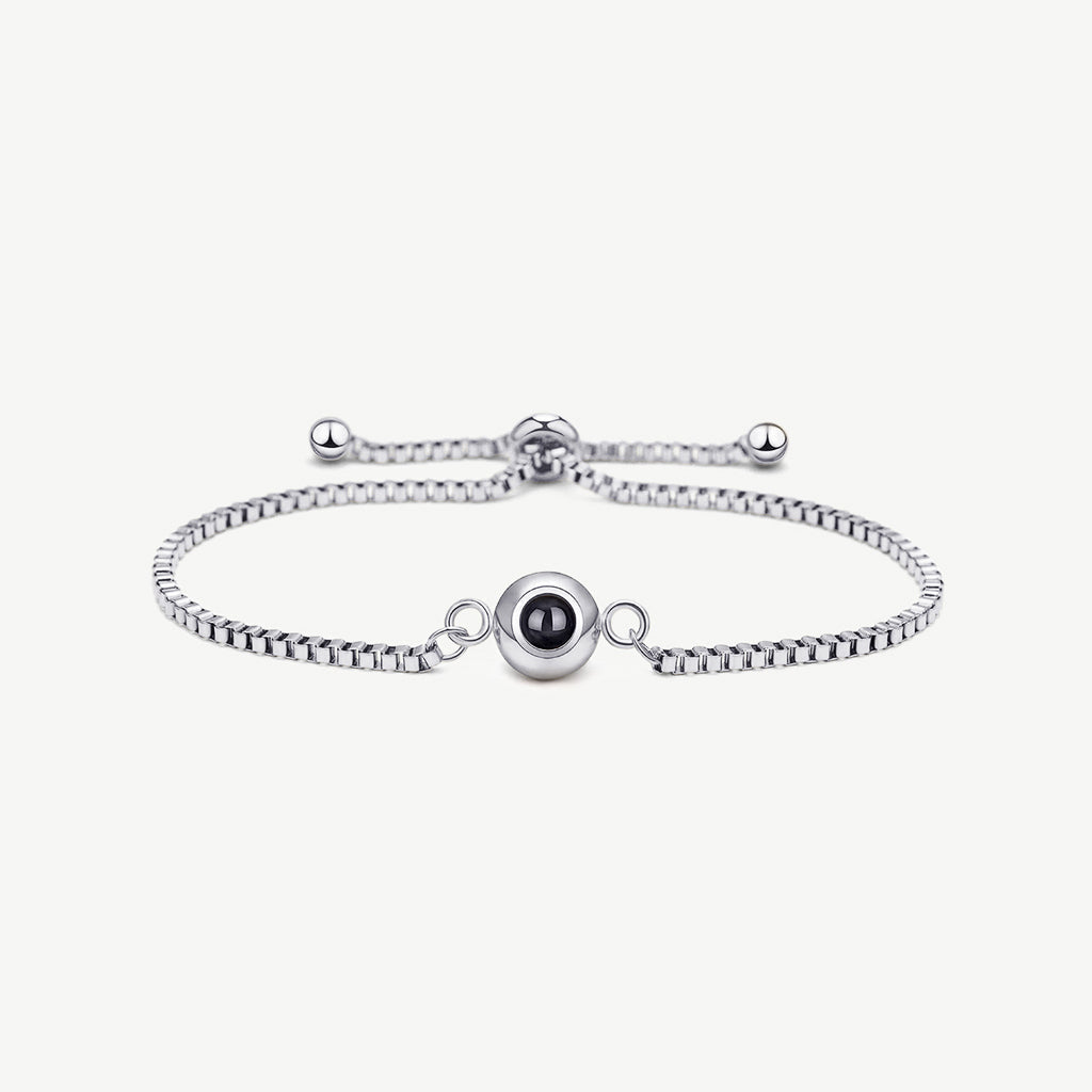 Pulsera Ajustable con Foto Oculta