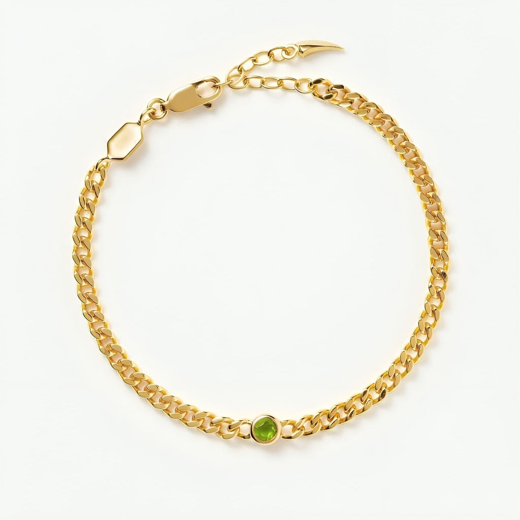 Pulsera Piedra de Nacimiento de Agosto
