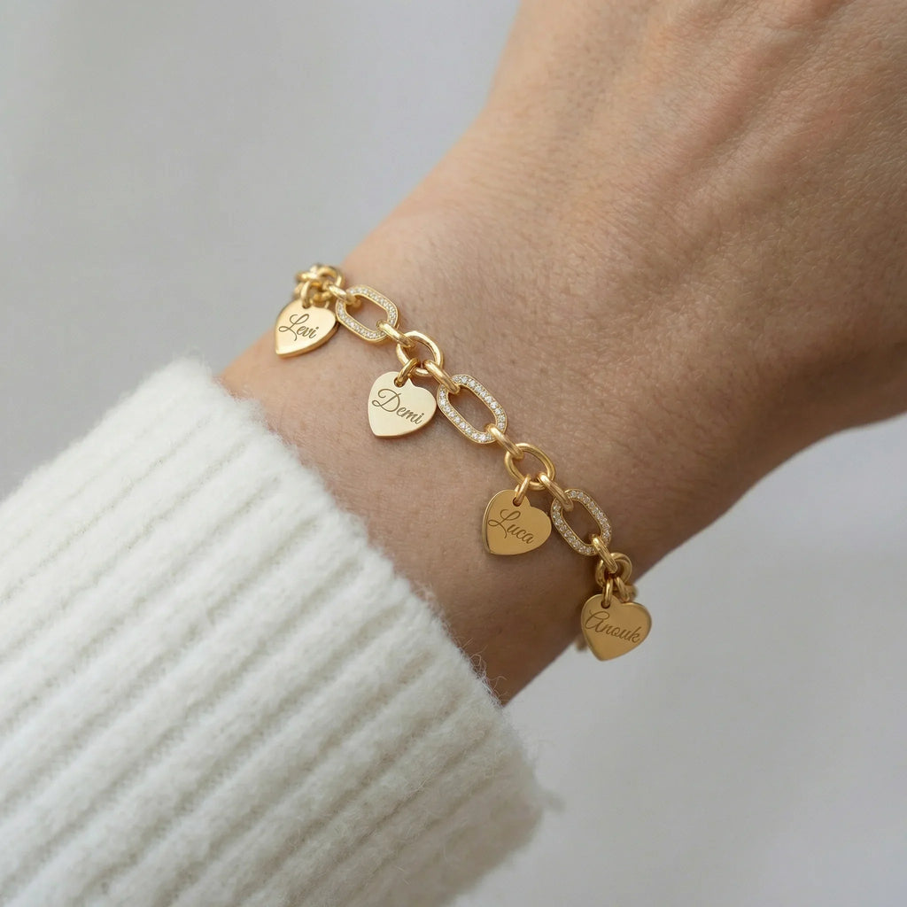 Pulsera Momentos Eternos con Nombres
