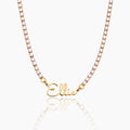 Collar Personalizado con Nombre y Circonias