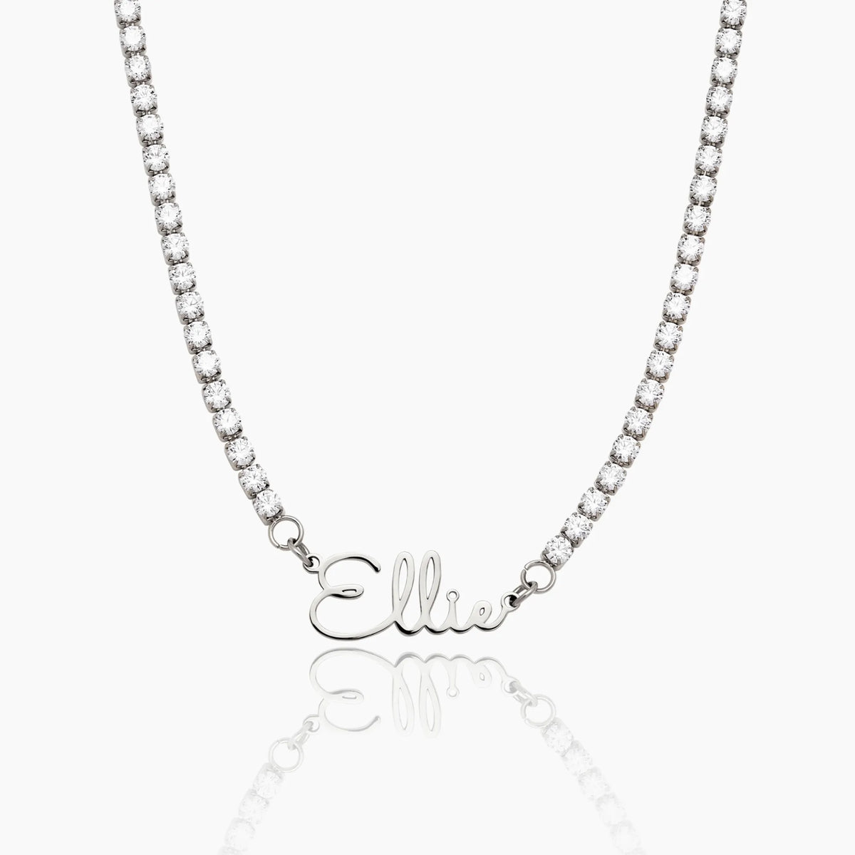 Collar Personalizado con Nombre y Circonias