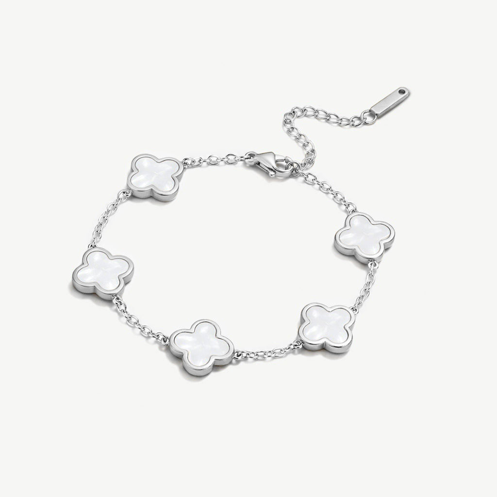 Pulsera Trébol de Perla