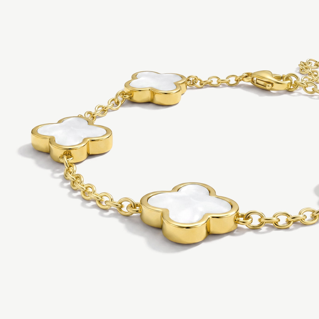 Pulsera Trébol de Perla